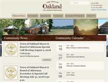 Tablet Screenshot of oaklandtennessee.org